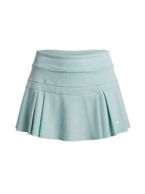 Nike Womens Teal Dri-Fit Skort Pleated Athletic Tennis Sz Large